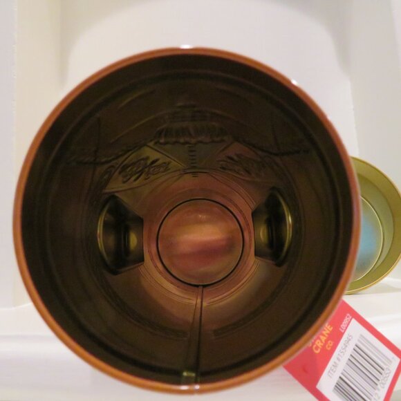 Christmas Green Nutcracker Tin Can Silver Crane Co Keepsake Gift Empty Container - Picture 9 of 14